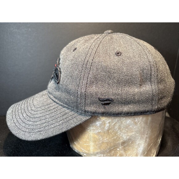 Baltimore Ravens NFL Pro Line Fanatics Charcoal Blackout Red Eye SnapBack Adjust - Picture 3 of 12